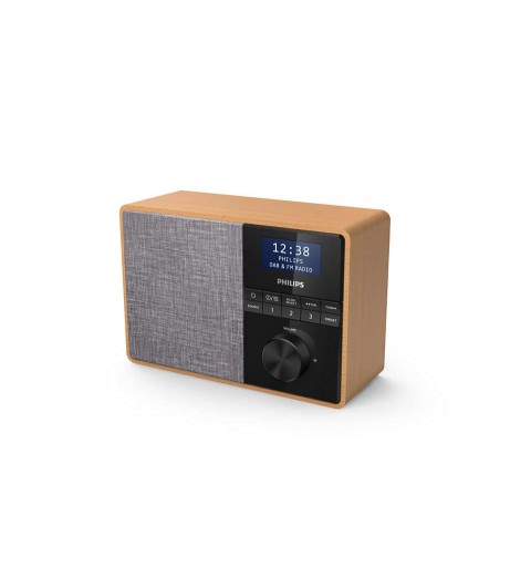Philips TAR5505 10 radio Portable Digital Black, Grey, Wood