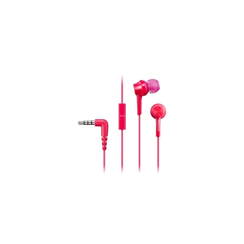 Panasonic RP-TCM115E Auricolare Cablato In-ear Musica e Chiamate Rosa
