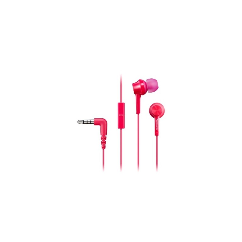 Panasonic RP-TCM115E Auricolare Cablato In-ear Musica e Chiamate Rosa