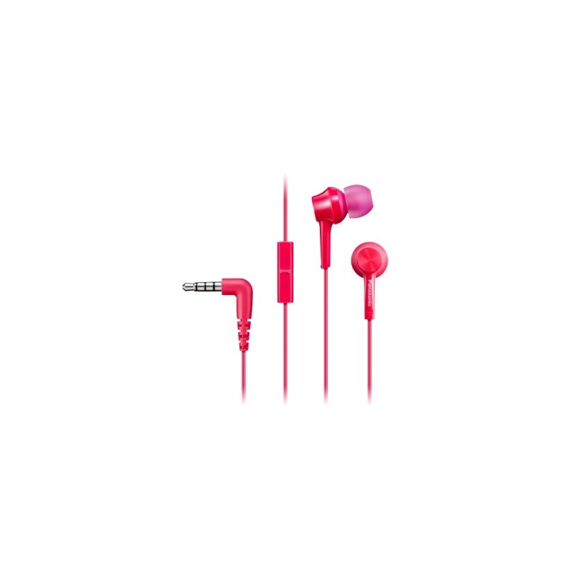 Panasonic RP-TCM115E Auriculares Alámbrico Dentro de oído Llamadas Música Rosa