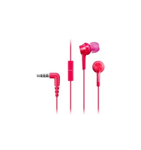 Panasonic RP-TCM115E Auricolare Cablato In-ear Musica e Chiamate Rosa