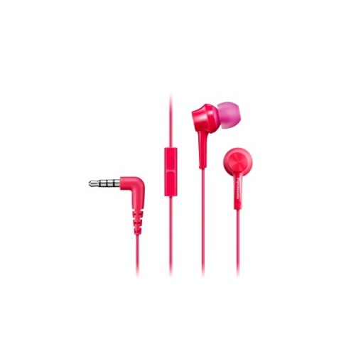 Panasonic RP-TCM115E Auriculares Alámbrico Dentro de oído Llamadas Música Rosa