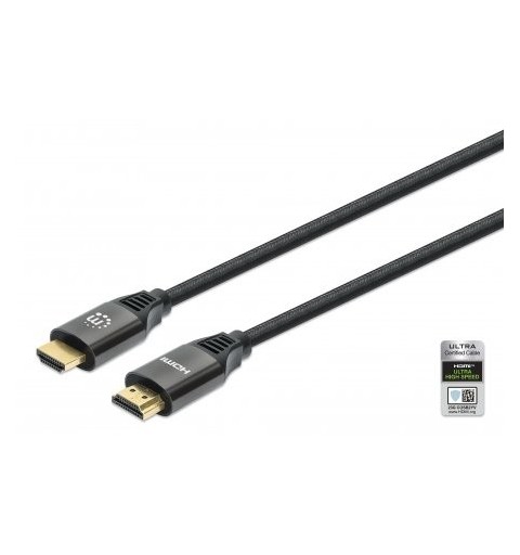 Manhattan 355940 cavo HDMI 2 m HDMI tipo A (Standard) Nero