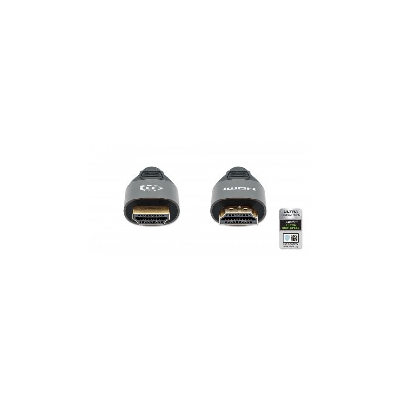 Manhattan 355940 cavo HDMI 2 m HDMI tipo A (Standard) Nero