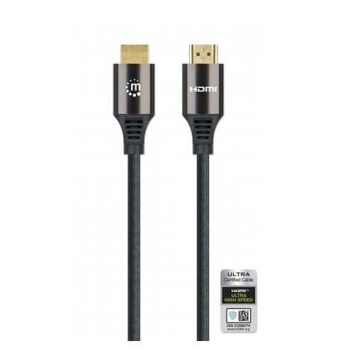 Manhattan 355940 cable HDMI 2 m HDMI tipo A (Estándar) Negro