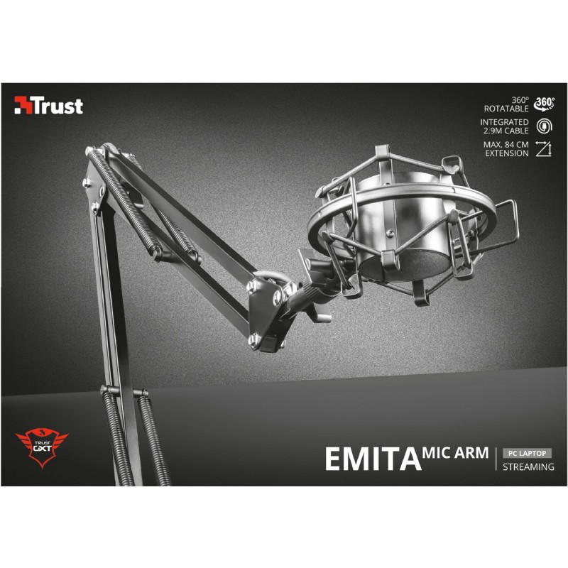 Trust GXT 253 Emita Supporto per microfono da trasmissione