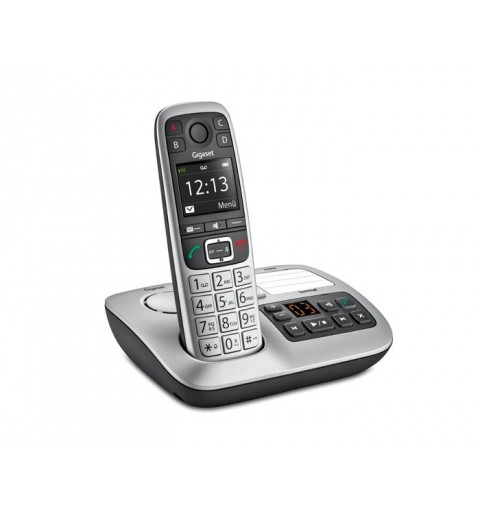 Gigaset E 560 A telefono Telefono DECT Identificatore di chiamata Nero, Argento