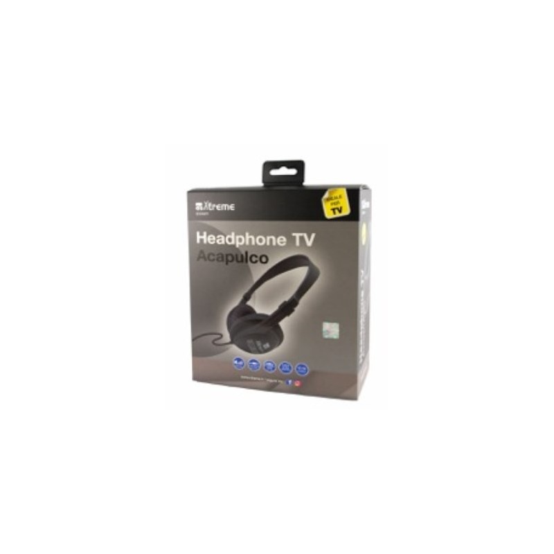 Xtreme 33569 auricular y casco Alámbrico Auriculares Diadema Negro