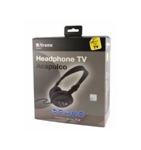 Xtreme 33569 auricular y casco Alámbrico Auriculares Diadema Negro