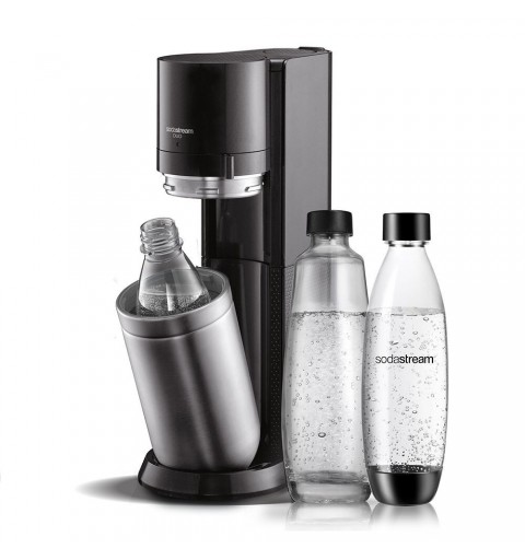 SodaStream DUO black Black, Stainless steel