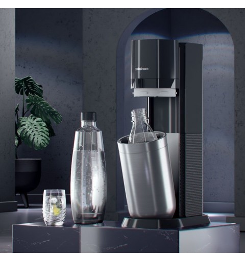 SodaStream DUO black Black, Stainless steel