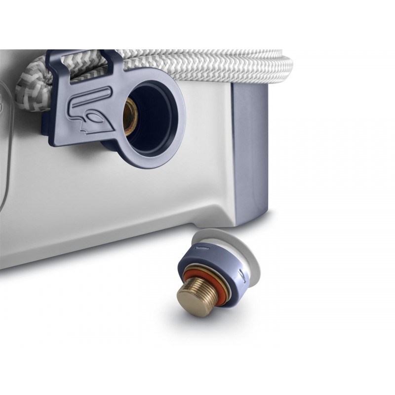 De’Longhi PRO1707 ferro da stiro a caldaia 0,8 L Ceramica Blu, Bianco