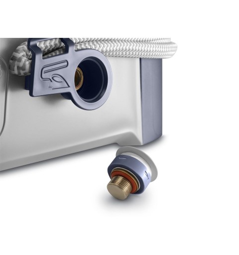 De’Longhi PRO1707 ferro da stiro a caldaia 0,8 L Ceramica Blu, Bianco