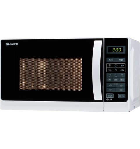 Sharp Home Appliances R-642 WW Comptoir Micro-ondes grill 20 L 800 W Blanc
