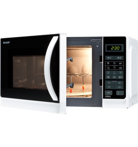 Sharp Home Appliances R-642 WW Countertop Grill microwave 20 L 800 W White