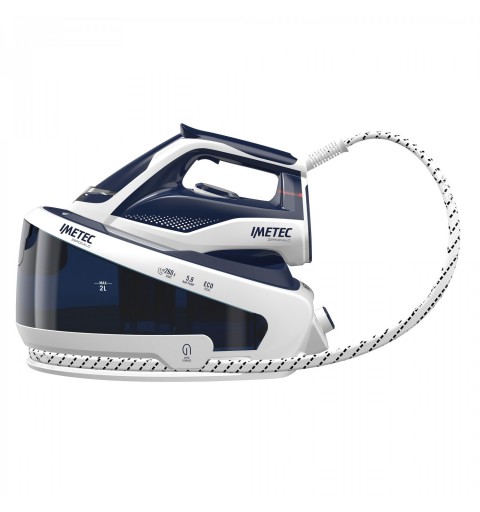 Imetec ZeroCalc Pro Ceramic PS2 2400 2100 W 2 L Suela de cerámica Azul, Blanco