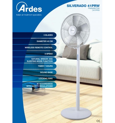 Ardes AR5D41PRW ventilatore Bianco