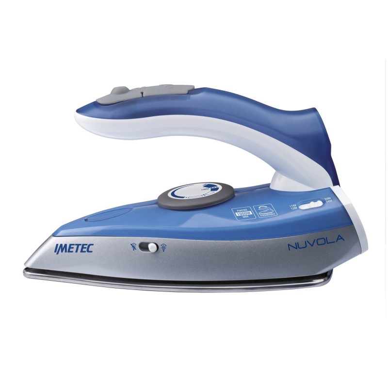 Imetec Nuvola Plancha a vapor Suela de acero inoxidable 1000 W Azul, Gris