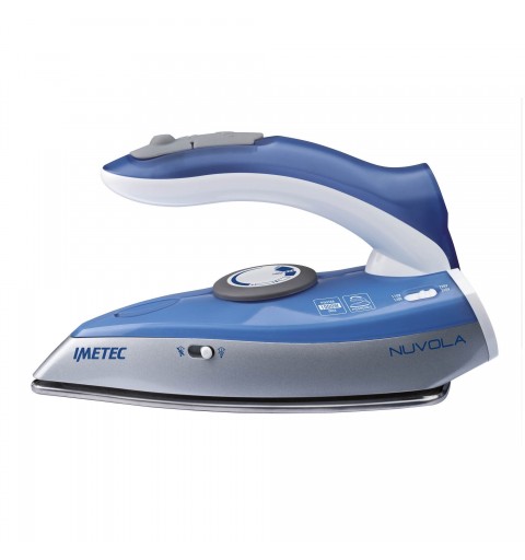 Imetec Nuvola Plancha a vapor Suela de acero inoxidable 1000 W Azul, Gris