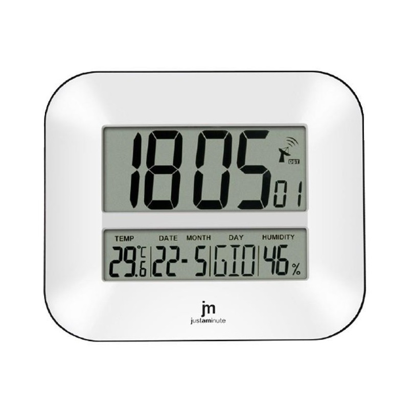 Lowell JD9902 horloge murale Horloge murale numérique Rectangle Blanc