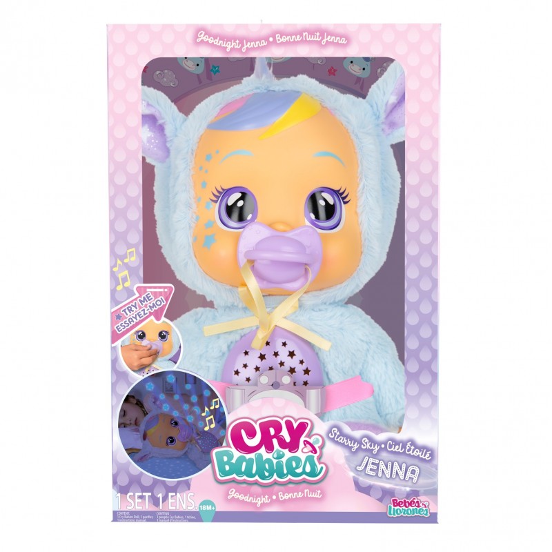 IMC Toys Cry Babies Goodnight Jenna Magiche Stelle