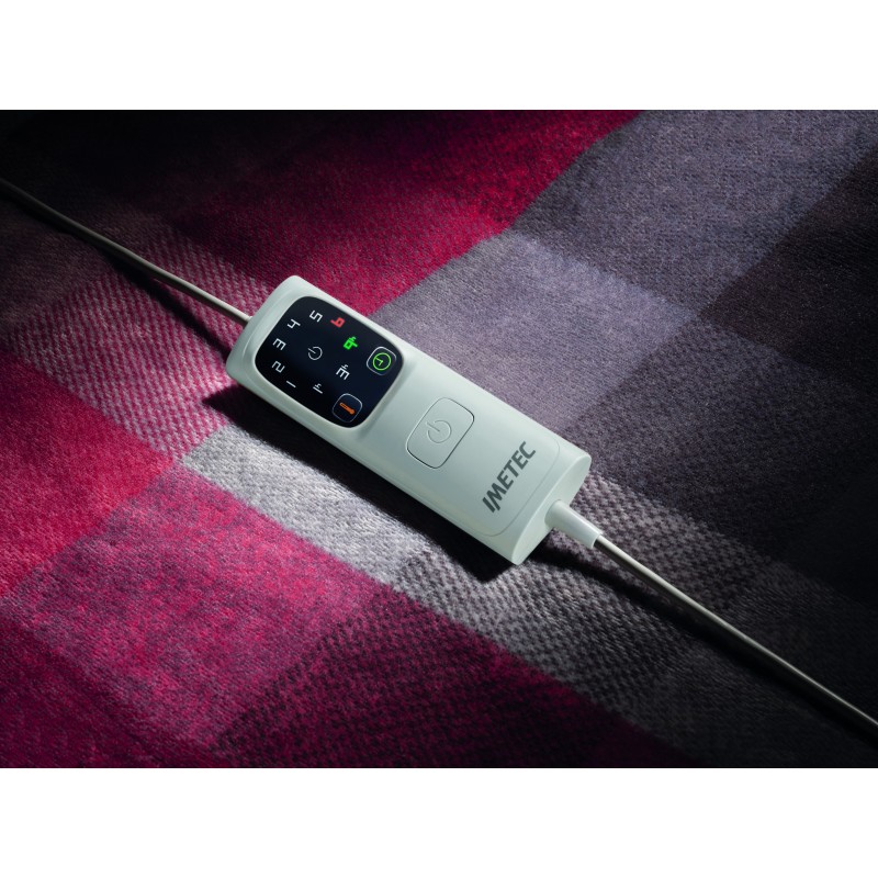 Imetec 16715 electric blanket 150 W Multicolour Velvet