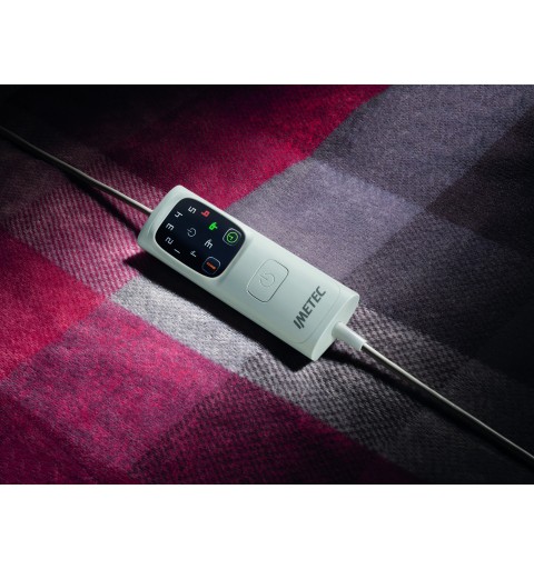 Imetec 16715 electric blanket 150 W Multicolour Velvet