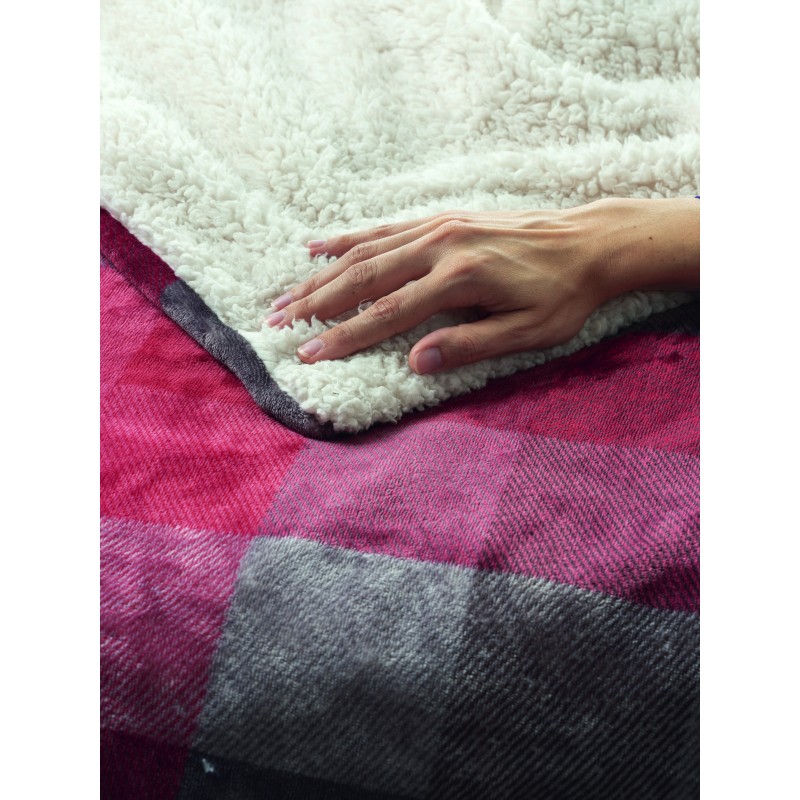 Imetec 16715 couverture et coussin chauffant Couverture chauffante 150 W Multicolore Velours