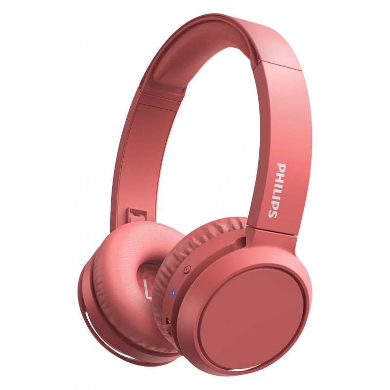 Philips 4000 series TAH4205RD 00 headphones headset Wireless Head-band Calls Music USB Type-C Bluetooth Red