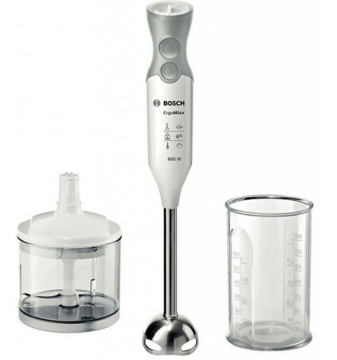 Bosch ErgoMixx MSM66120 Immersion blender 600 W Grey, White