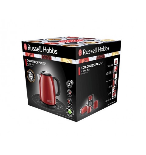 Russell Hobbs 24992-70 bouilloire 1 L 2400 W Noir, Rouge