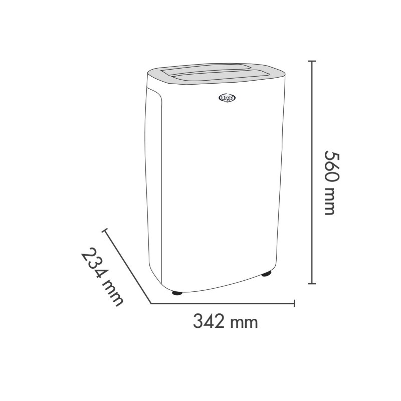 Argoclima Dry nature 21 3,8 L 310 W Bianco