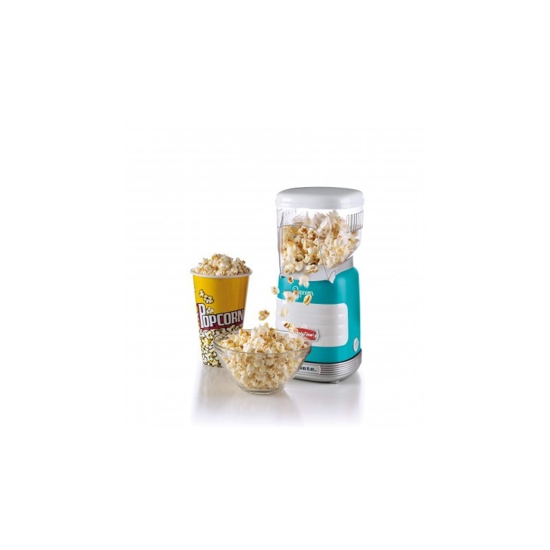 Ariete Pop Corn Party Time macchina per popcorn Blu, Trasparente 1100 W