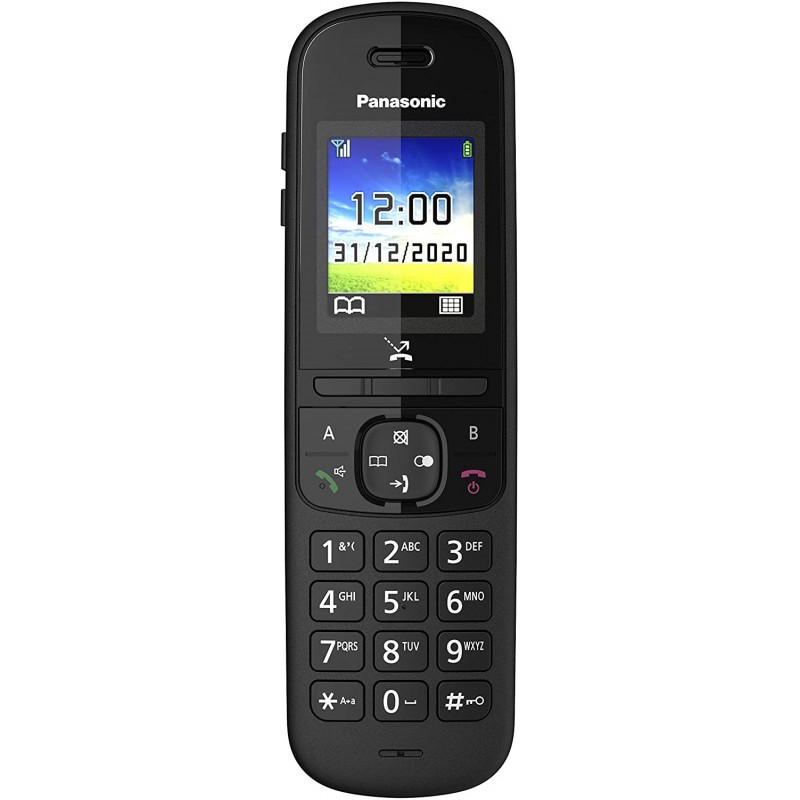 Panasonic KX-TGH710 DECT-Telefon Anrufer-Identifikation Schwarz