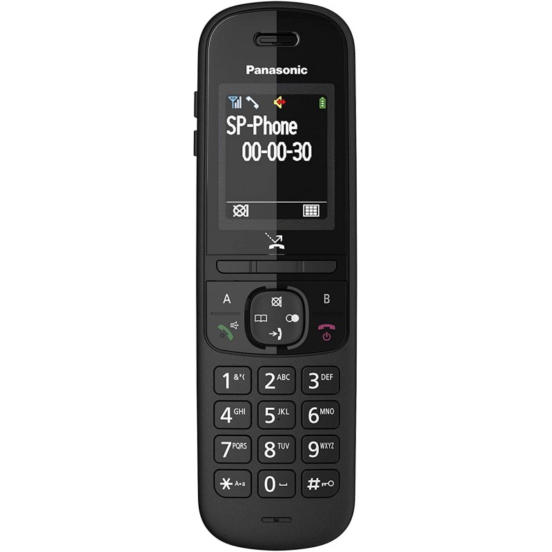 Panasonic KX-TGH710 DECT-Telefon Anrufer-Identifikation Schwarz