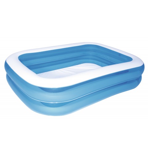 Bestway 12819 Aufstellpool Aufblasbarer Pool Rechteckig 400 l Blau, Weiß
