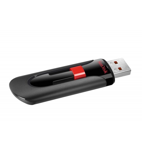 SanDisk Cruzer Glide unidad flash USB 32 GB USB tipo A 2.0 Negro, Rojo