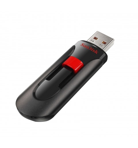 SanDisk Cruzer Glide unidad flash USB 32 GB USB tipo A 2.0 Negro, Rojo