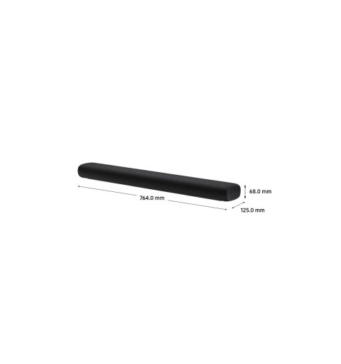 Samsung HW-S60A Black 5.0 channels