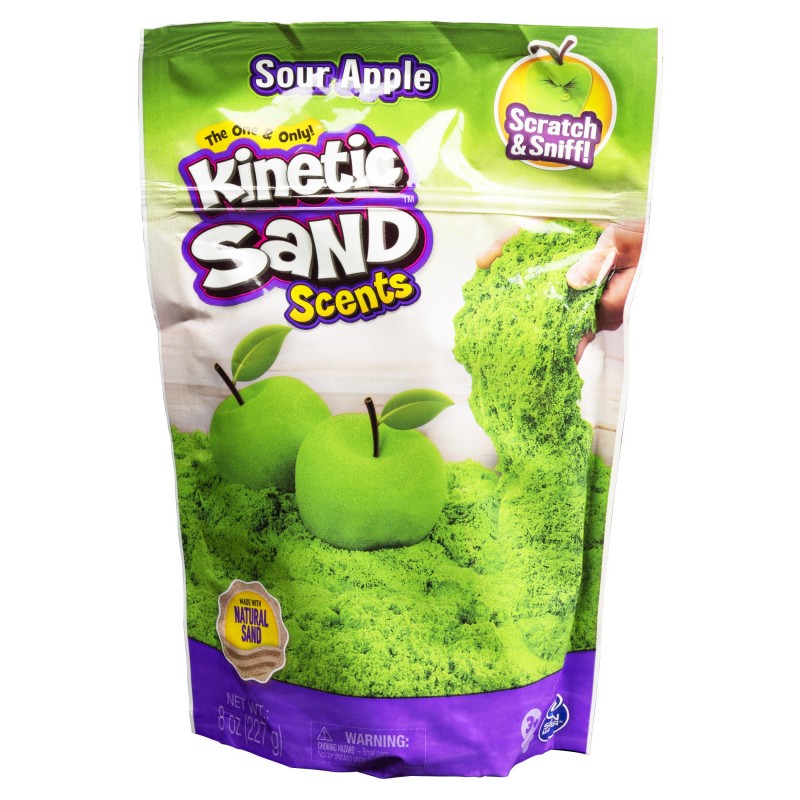 Kinetic Sand - RECHARGE SABLE PARFUMÉ 227 G - Sable Cinétique et Coloré - Alternative Pâte à Modeler - JOUET ENFANT 3 ANS ET +