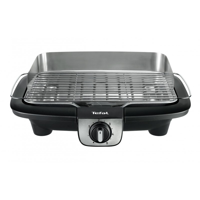 Tefal EasyGrill BG90A8 barbacoa y parrilla al aire libre Mesa Eléctrico Negro, Acero inoxidable 2300 W