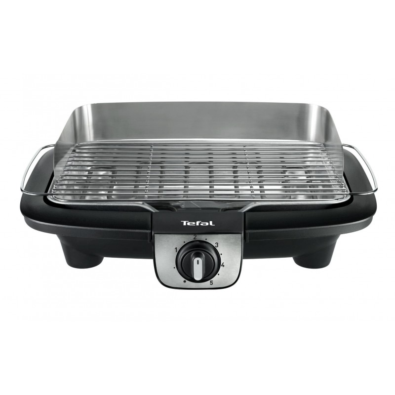 Tefal EasyGrill BG90A8 outdoor barbecue grill Tabletop Electric Black, Stainless steel 2300 W