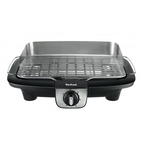 Tefal EasyGrill BG90A8 outdoor barbecue grill Tabletop Electric Black, Stainless steel 2300 W
