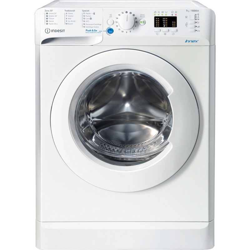 Indesit BWA 71052X W IT N lavadora Carga frontal 7 kg 1000 RPM E Blanco