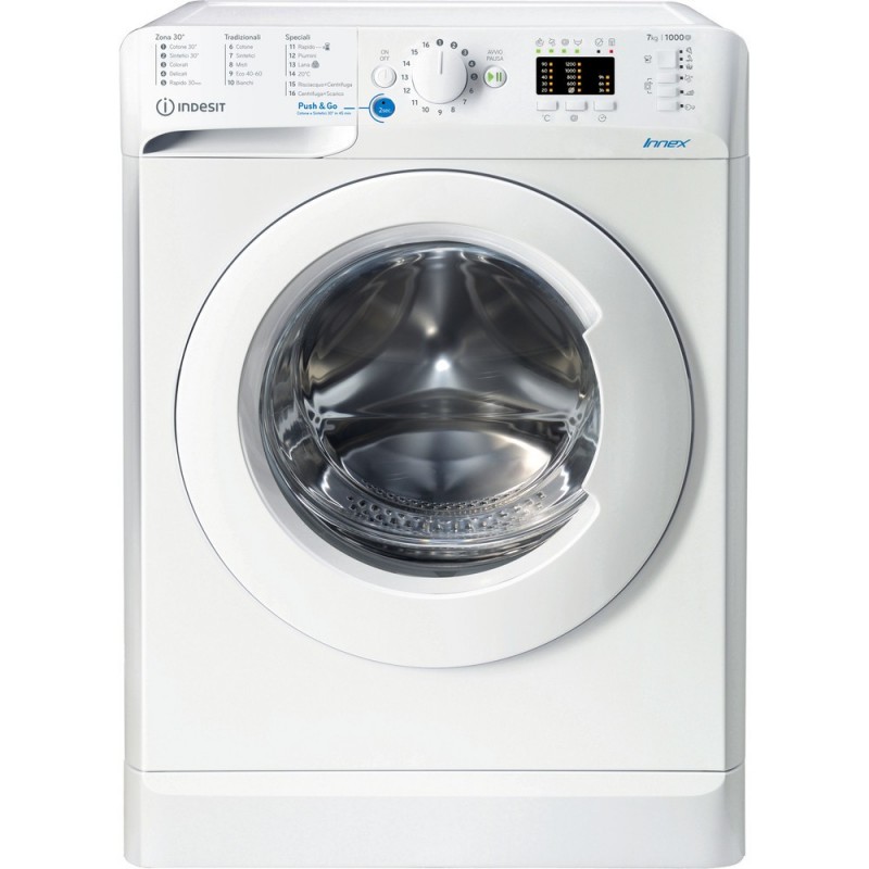 Indesit BWA 71052X W IT N lavatrice Caricamento frontale 7 kg 1000 Giri min E Bianco