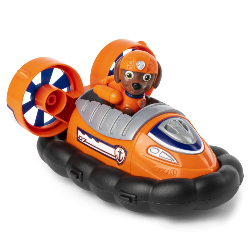 PAW Patrol Luftkissenboot-Fahrzeug mit Zuma-Figur (Basic Vehicle Basis Fahrzeug)