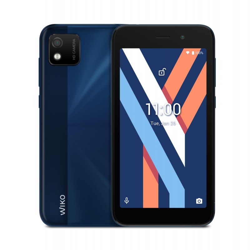 Wiko Y52 12,7 cm (5") Double SIM Android 11 4G Micro-USB 1 Go 16 Go 2020 mAh Bleu