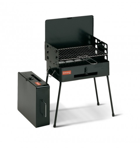 Ferraboli Pic Nic Grill Cart Charcoal Black