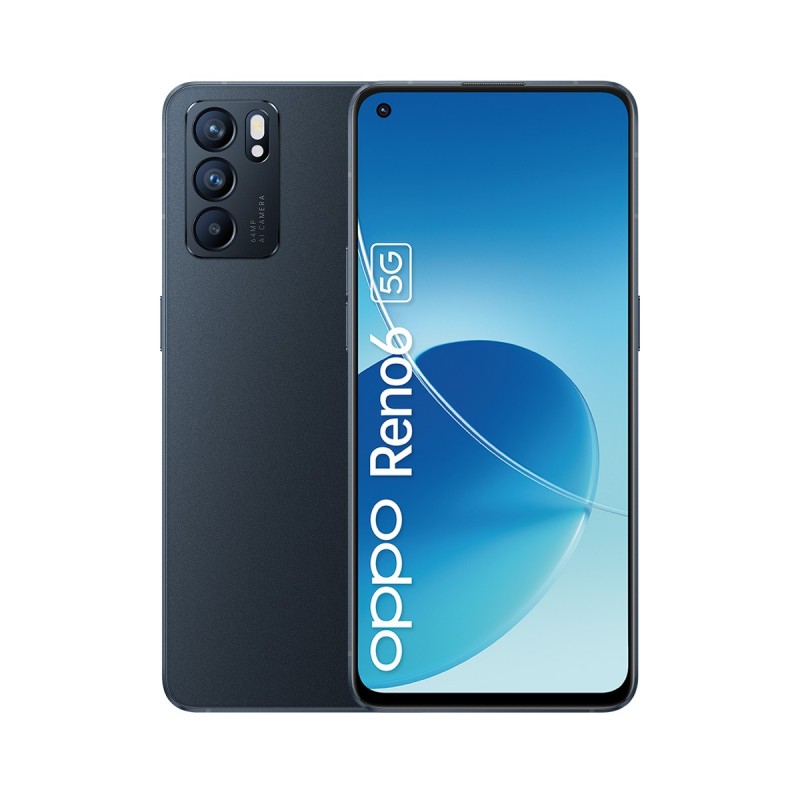 OPPO Reno 6 16.3 cm (6.43") Dual SIM Android 11 5G USB Type-C 8 GB 128 GB 4300 mAh Black