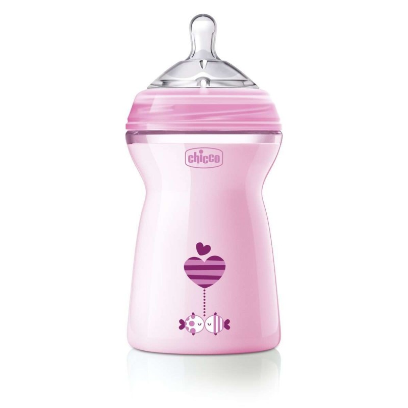 Chicco NaturalFeeling biberon 330 ml Rose